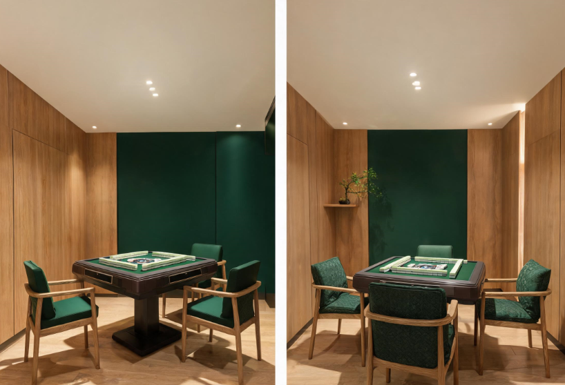 自助棋牌室包间实景：智能门锁与扫码开门